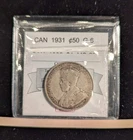 1931  Coin Mart Graded Canadian Fifty ¢50 Cent**G-6**