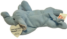 Ty Beanie Baby Peanut the Elephant 1993 Vintage With Tags