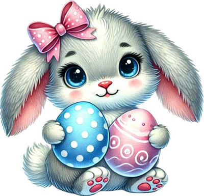 Wandbild Osterhase Hase Ei Schlafzimmer Laptop Auto Vinyl Aufkleber Abziehbild 6 Größen