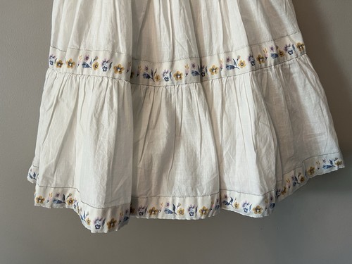 New! Rachel Zoe Dress Girls Size 5 Cottagecore Countrycore Mommy and Me White - Picture 5 of 10