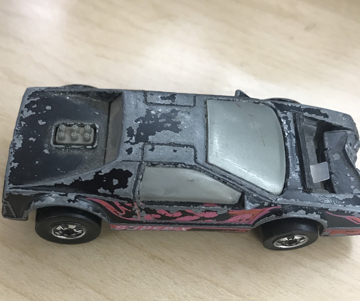 Hot Wheels Crack Ups 1983 Black Sport Crasher Car Super X