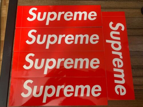 Supreme Box Logo Sticker 100% Genuine/Authentic One Supreme Sticker Brand New
