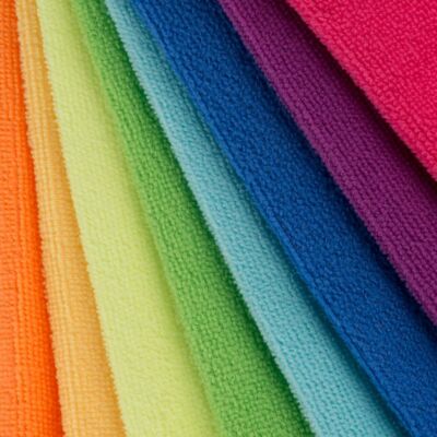 Mikrofaser Tücher Set 8-teilig 30 x 30 cm Reinigungstücher Putztücher Bunt Clean