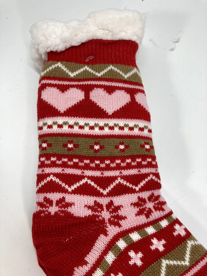 Dosoni Mujeres Forro Polar Difuso Suave Cálido Zapatilla Calcetines Talla Única Corazón Nieve Nuevo con Etiquetas Foto 3 de 4