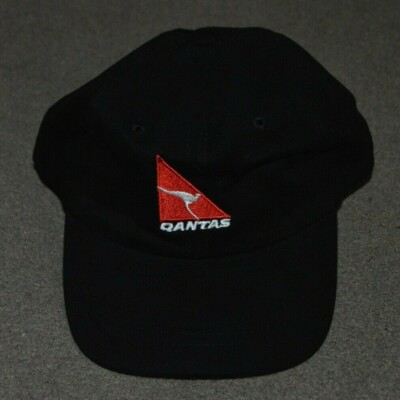 NWOT Qantas Airlines Dad Soft Strapback Hat Cap Australia Head Shots