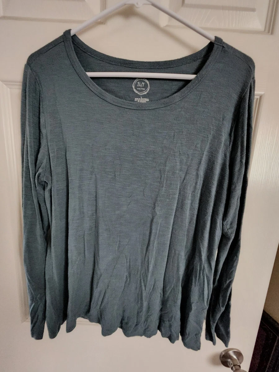 Layering t shirt over long cheap sleeve