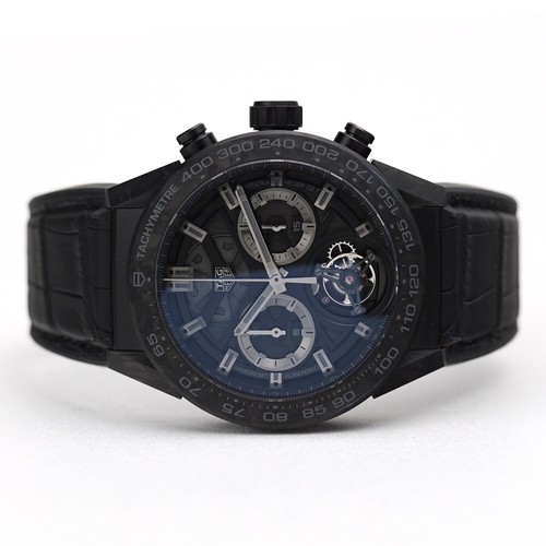 TAG Heuer Carrera Calibre Heuer 02T Wristwatch CAR5A8P.FC6415 Titanium Limited | eBay