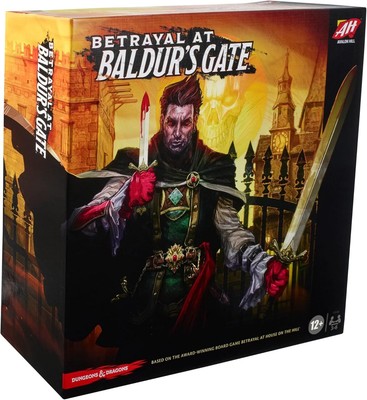 Avalon Hill Betrayal at Baldur's Gate Modular Board Game, Hidden Traitor Game, F