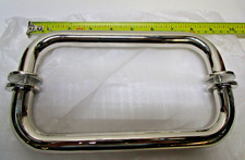 CRL 8" Tubular Back-To-Back Pull Handle Frameless Shower Door Handle