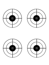 Scope Sighting Targets 02- Pistol, Rifle, Archery, Air Rifle, Pellet  40 Targets