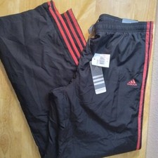 NWT Adidas 3 Stripe Wind Pants Joggers Regular Fresh Pink