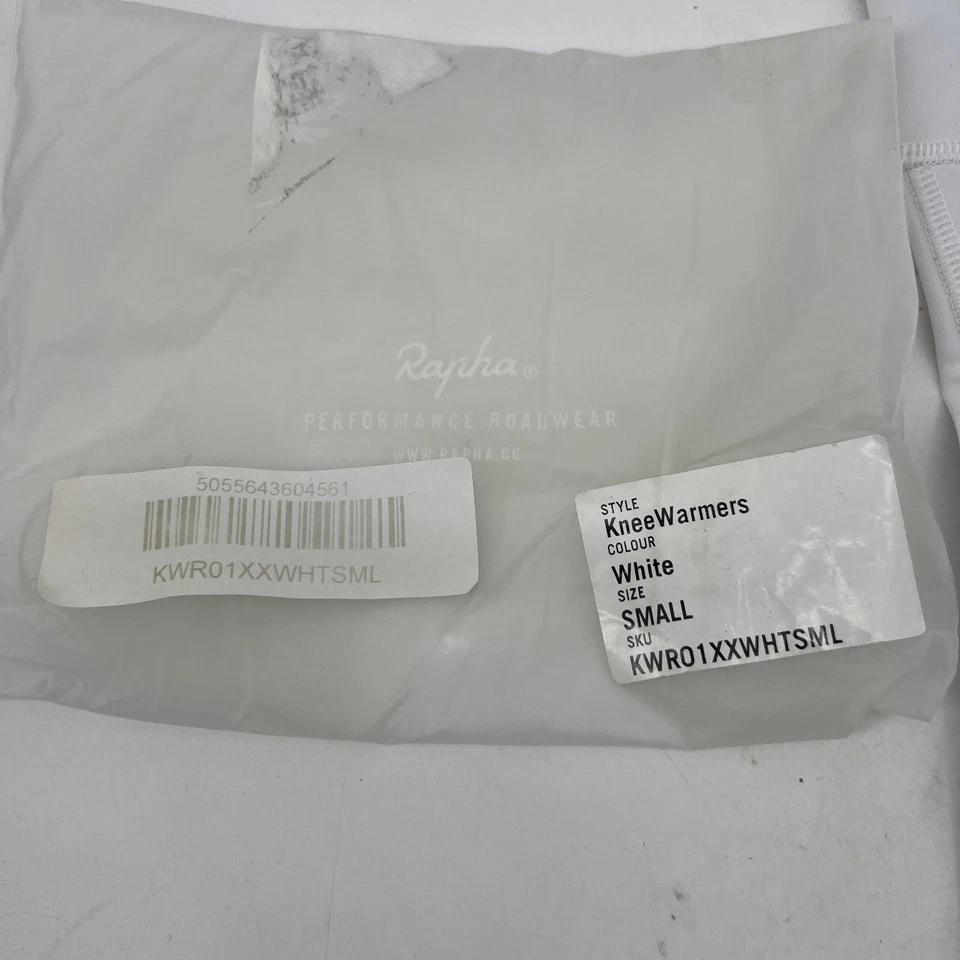 Calentadores de rodilla Rapha para hombre S pequeños blancos ligeros rendimiento ropa de carretera ciclismo Foto 3 de 4
