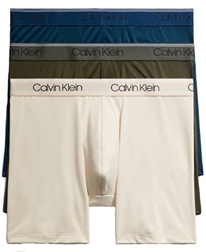 Calvin Klein 3-Pack Micro Stretch Boxer Brief Men's S Multicolor Logo Print