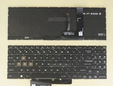 New For MSI Katana 17 B13V / Katana 17 B13VFK keyboard RGB Color backlit US