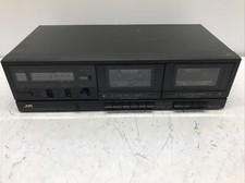 Vintage JVC Stereo Double Cassette Deck TD-W106