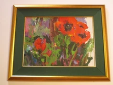  ROSE BAUMRUKER PAINTING ABSTRACT EXPRESSIONISM RARE MODERNISM VINTAGE LISTED