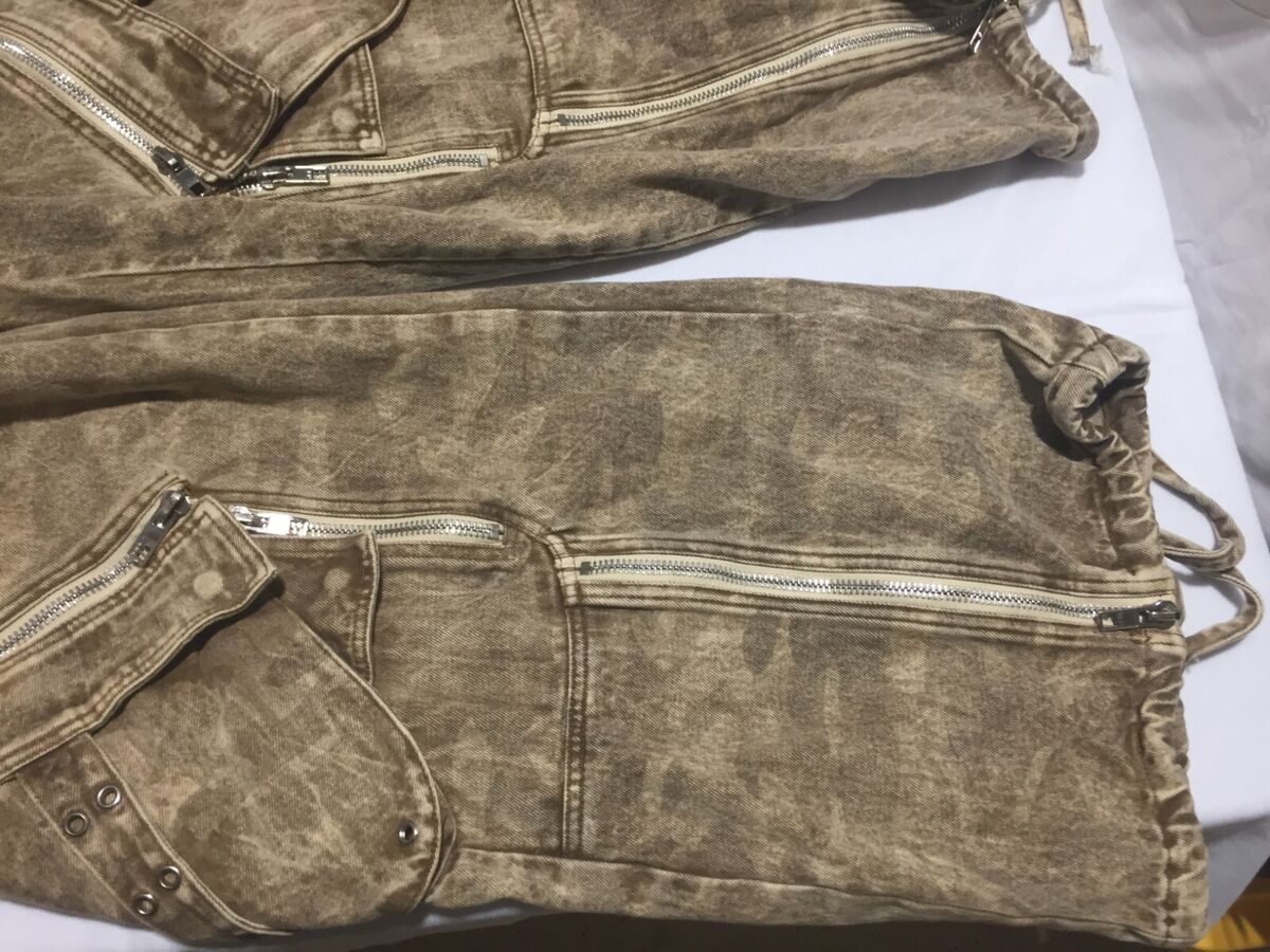 N266 NO FAITH STUDIOS Camo Monogram Heavyweight Cargo Pants N266 NO FAITH STUDIOS Camo Monogram Heavyweight Cargo Pants