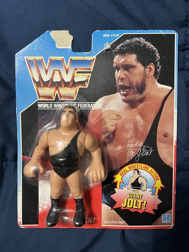 Hasbro WWF Andre the Giant  Series 1  MOC  w/ defe...
