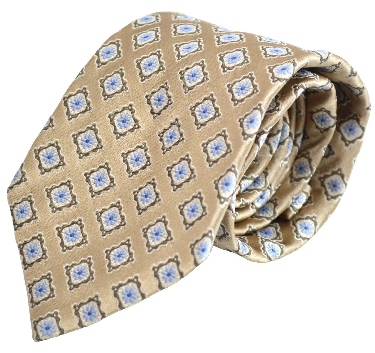 Plaids & Checks Multicolor 100% Silk Ties for Men