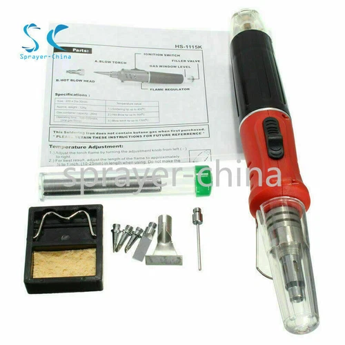 HS-1115K electric soldering iron set Butane gas electric soldering iron set - Picture 3 of 9