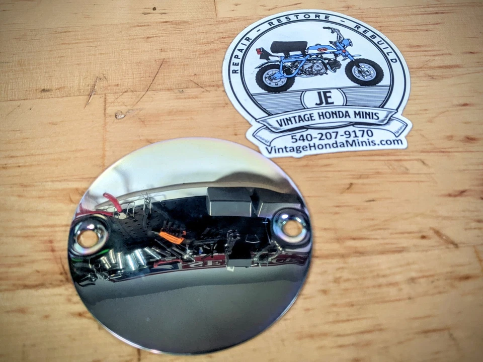 Embrague - Cubierta de acceso redonda - 11651035010 - Honda CT70H SL70 XL70 CL70 vintage Foto 3 de 4