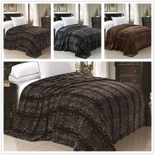 Extra Soft Luxury Flannel Fleece Throw  Lightweight Warm Blanket with Snake Print