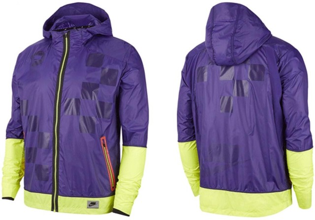 neon running jacket
