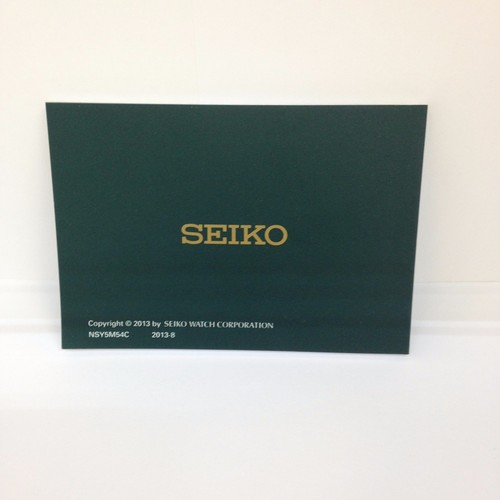 SEIKO KINETIC Multi Languages Watch Instructions Booklet Cal. 5M54 5M62 & 5M63 - Picture 3 of 6