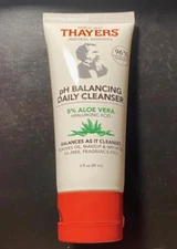 Thayers pH Balancing Daily Cleanser 5% Aloe Vera & Hyaluronic Acid ~ 3 Fl Oz