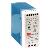 Meanwell MDR-40-12, Dc Ac Hutschienen-Netzteil, Din, 40W 12V 3,33A