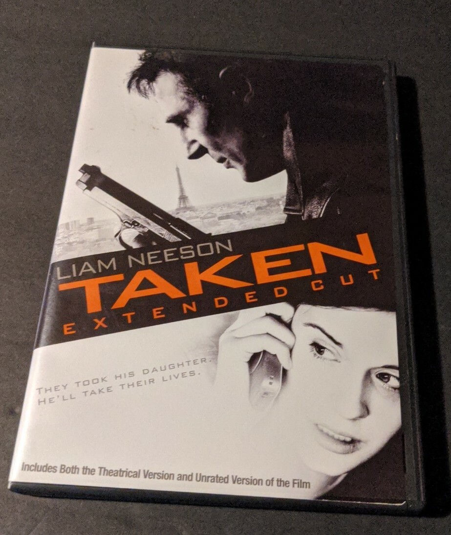 Taken (DVD, 2008, Extended Cut, Widescreen Edition) "A Great Action Thriller!"