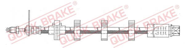 Quick Brake 32.984 Bremsschlauch 540 Mm FüR Peugeot-image