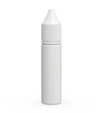 CHUBBY GORILLA 20ML V3 PET Bottles 25pack OPAQUE WHITE BOTTLE/WHITE LID
