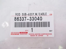 Genuine OEM Toyota Lexus 86337-33040 Antenna Mast Rod w/ Cable 1992-1994 ES300