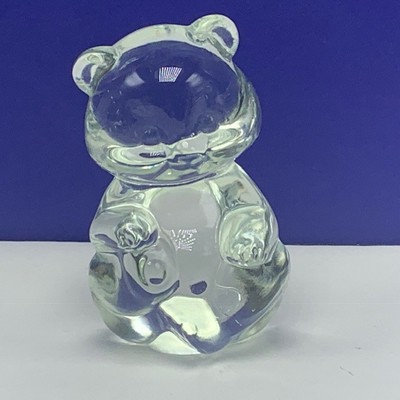 glass teddy bear