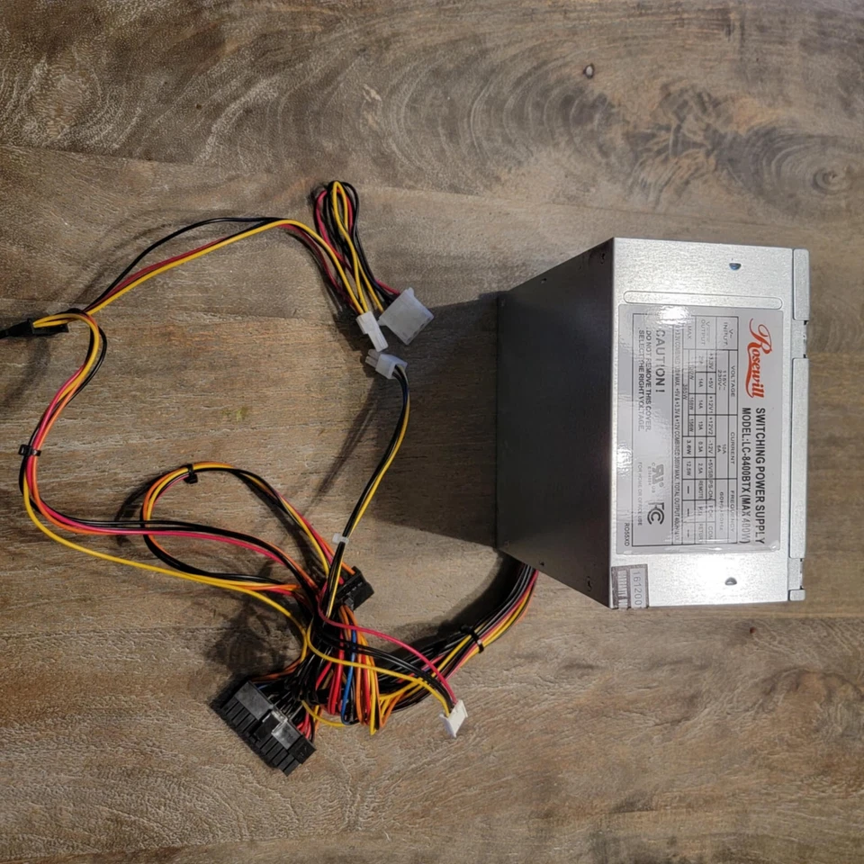 Rosewill Power Supply LC-8400BTX 400W, Non-Modular - Image 4 of 4