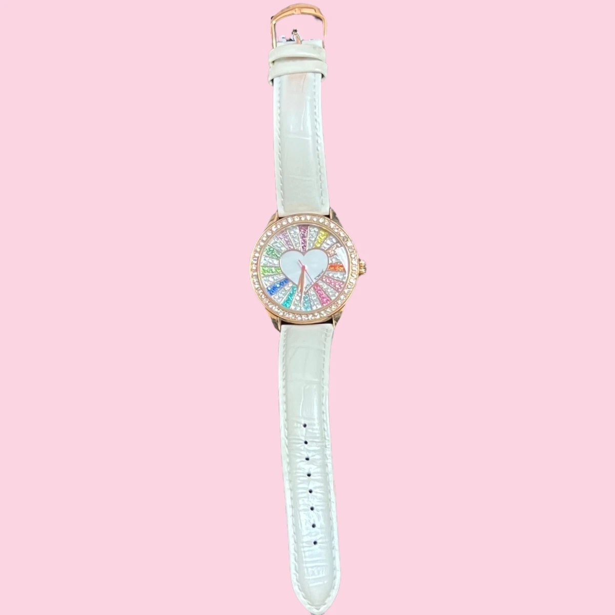 Betsey johnson rainbow watch sale