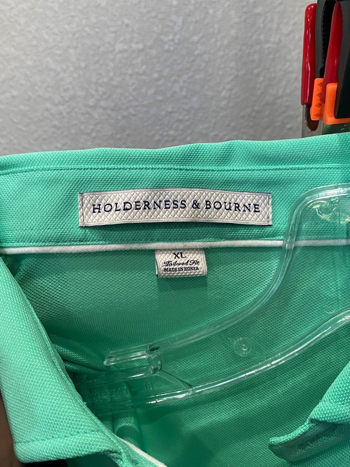 MINT Holderness & Borne Solid Mint Green Poly POL… - image 3