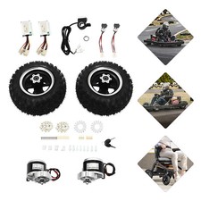 10" Complet Motor Conversion Kit 24V 250W Double Wheel for Electric Cart Scooter