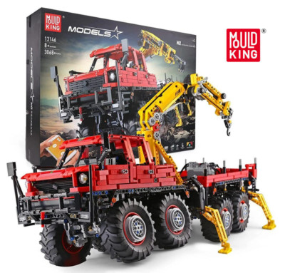 Mould King 13146 Technik ''Knickgelenk-Holztransporter'' Ferngesteuert -NEU-OVP- K