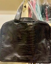 Vintage Saks Fifth Avenue Croc Faux Leather Purse Womens