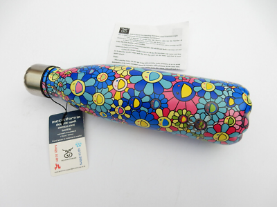 MURAKAMI TAKASHI flower 水筒 RARE NEW Takashi Murakami Flowers Smiley Faces mc California 500ml