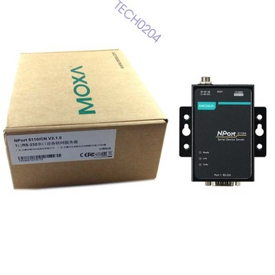 NPORT 5110A NEW MOXA NPORT5110A Port Device Server 10/100 Ethernet RS-232 DB9