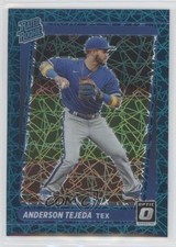 2021 Donruss Optic Rated Rookie Teal Velocity Prizm 6/35 Anderson Tejeda #84 0q3