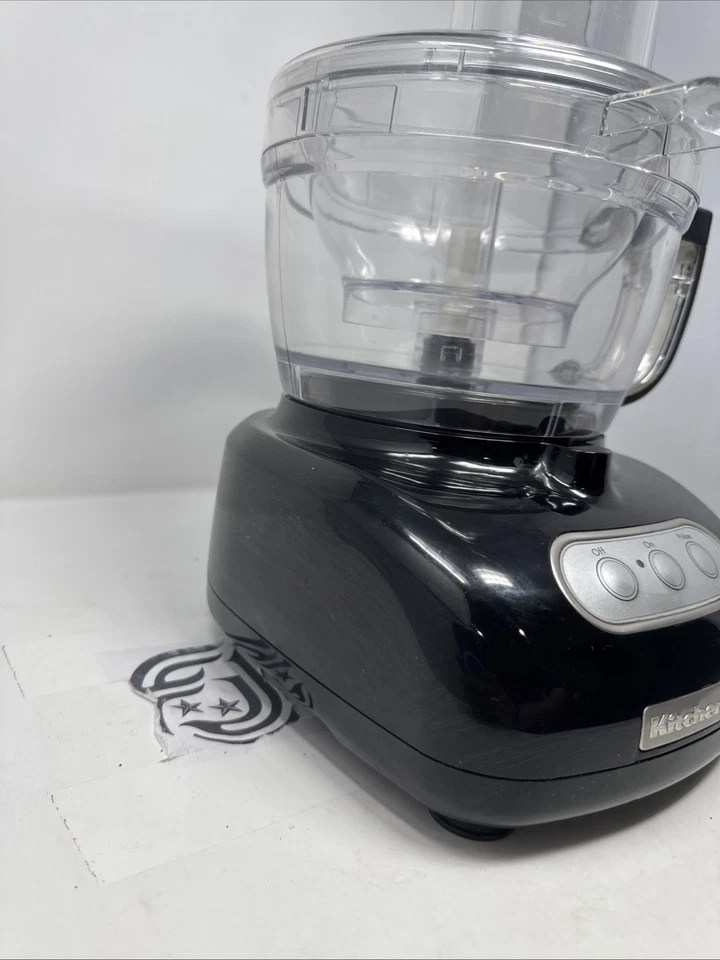 Kitchenaid Food Processor 9 Cup 72oz KFP740Black with all Accessories - Not Used - Image 2 of 4