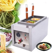 2 Hole Noodle Cooking Machine Commercial Pasta Cooker Pasta Makers 2KW Noodle Ov