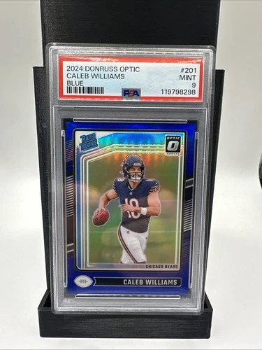 2024 Panini Donruss Optic - Rated Rookie Caleb Williams #201 Blue Prizm/199 (RC)