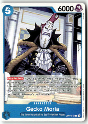 One Piece TCG Bandai No. OP07-042 Gecko Moria Englisch