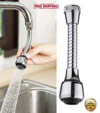 1PC 360 Rotatable Faucet Extender 2 Modes, Splash-Proof, Water-Saving - NEW