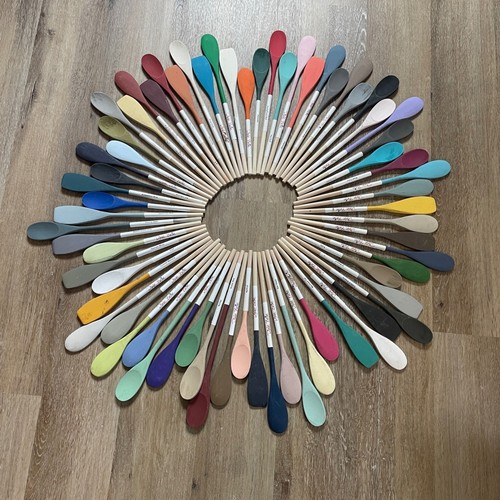 Dixie Belle Paint Company Wooden Color Swatch Spoons Chalk Mineral Paint Set